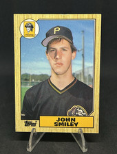 John Smiley - RC Rookie - 1987 Topps Traded # 114T - Pittsburgh Pirates