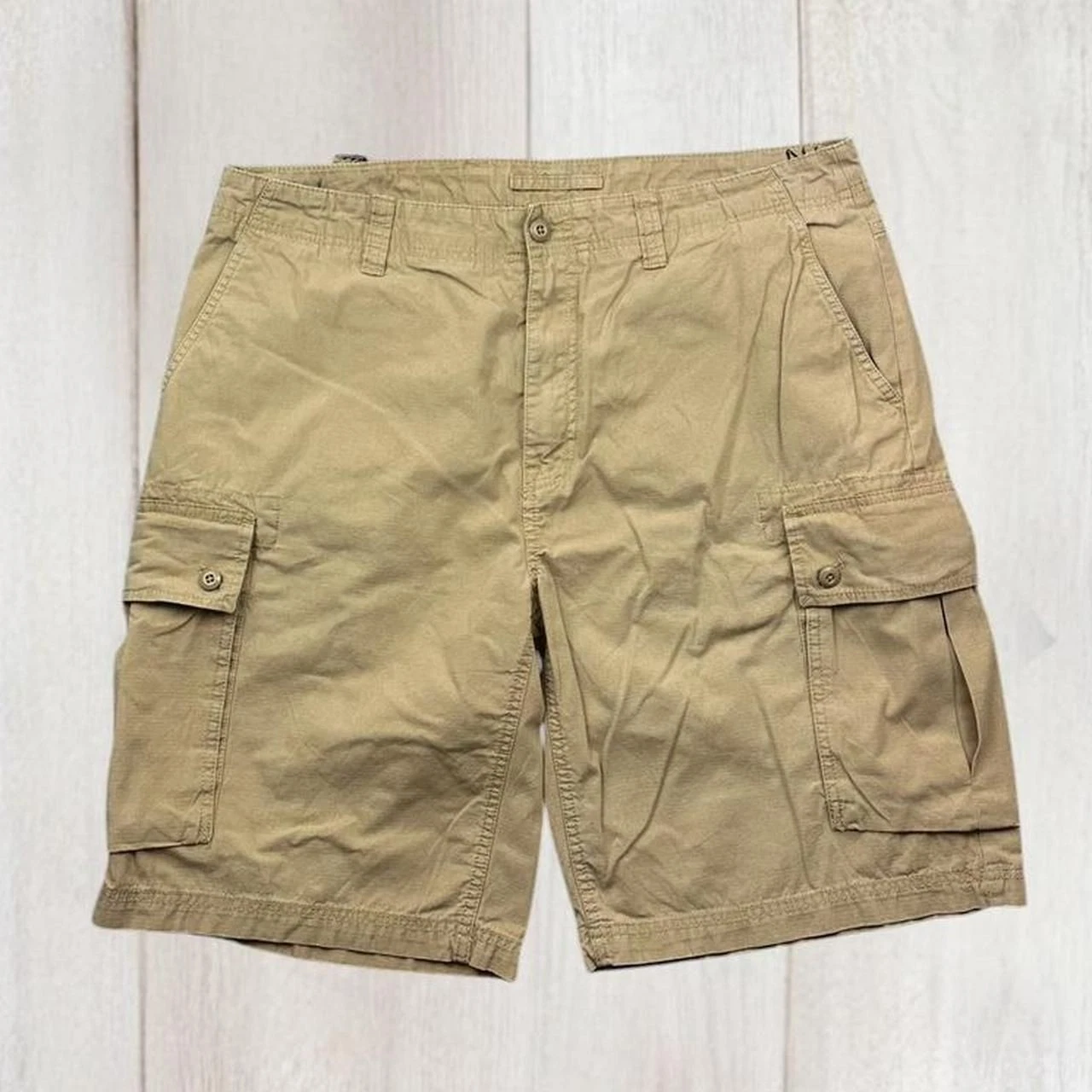 Vintage Nautica Jeans Tan Cargo shorts