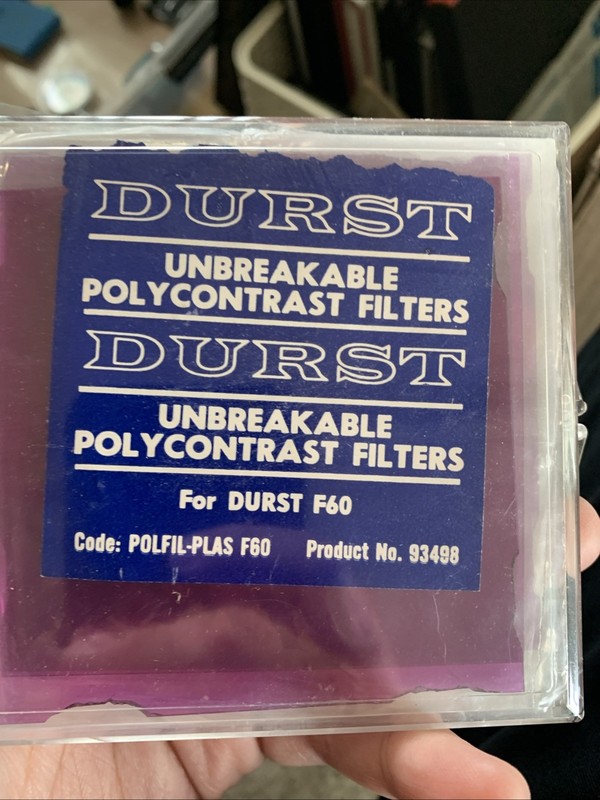 Durst Color Printing Filters for M300/M600/RS35/606/R-35 Enlargers Unbreakable
