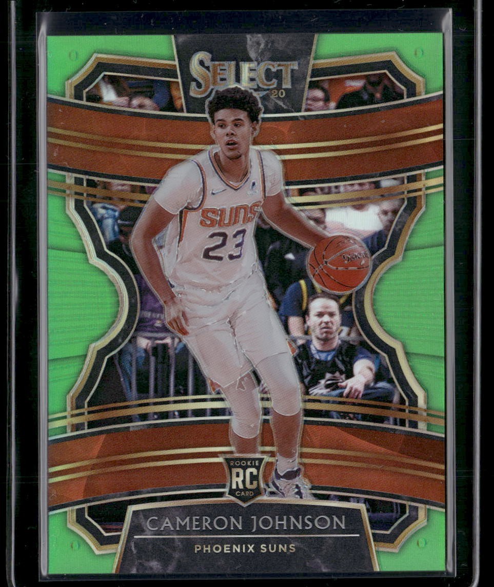 2019-20 Panini Select #8 Cameron Johnson /75 Green Rookie RC Suns