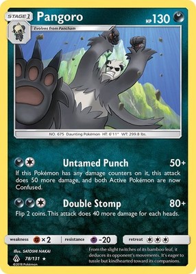 Pangoro - 78/131 - Forbidden Light