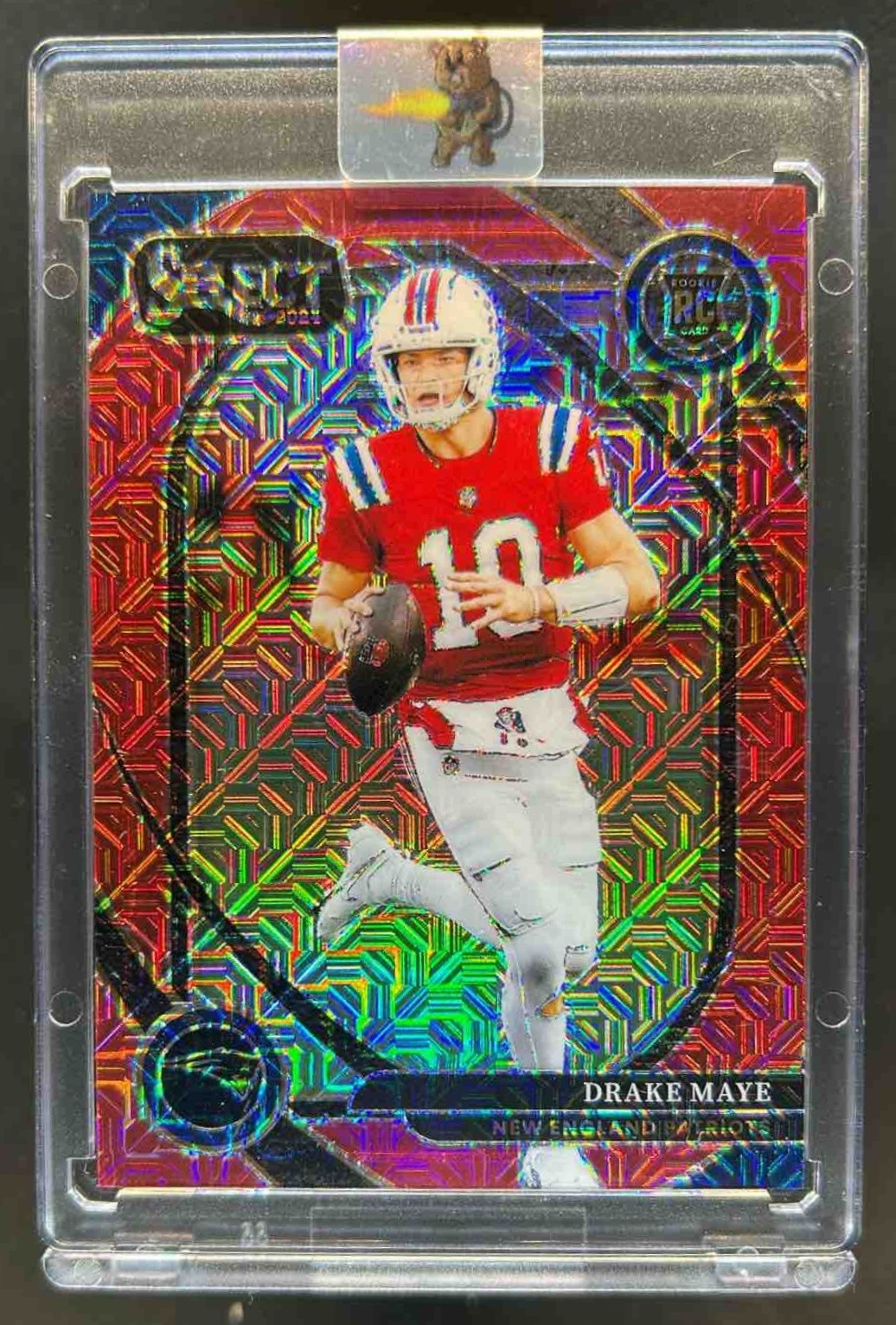 2024 Select Drake Maye Club RC Red Prizm Rookie #25/49 Patriots
