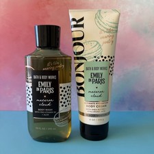 Bath and Body Works Emily in Paris MACARON CLOUD Body Wash  Body Cream Set