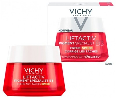 Vichy Lift Activ Cream Against Discoloration Spf 50 50ml - Anti-Aging Sunscreen