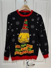 Only Fools & Horses Black Christmas Jumper - Size Medium