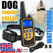 800M Electric Pet Dog Traning E-Collar Anti-Bark Obedience Remote Control LCD