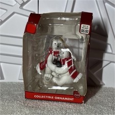 Coca-Cola Polar Bear Ornament White Red Soda ...