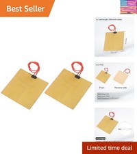 2pcs Heater Film Heating Plate, 00W 24V Polyimide Heat Pad Adhesive PI Heater...