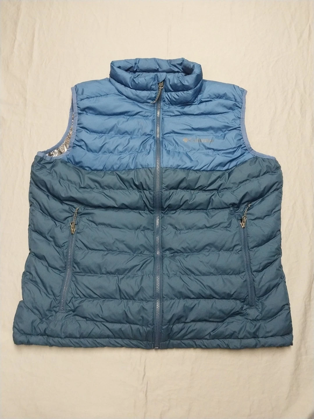 Columbia Omni-Heat Vest Mens Large Blue Thermal Insulated Puffer Winter Hiking
Opens in a new window