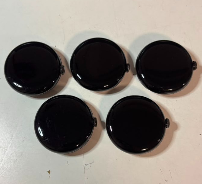Lot of 5 Bulk Google Pixel Watch 1st gen Matte Black GPS & LTE (Unlocked) (C)