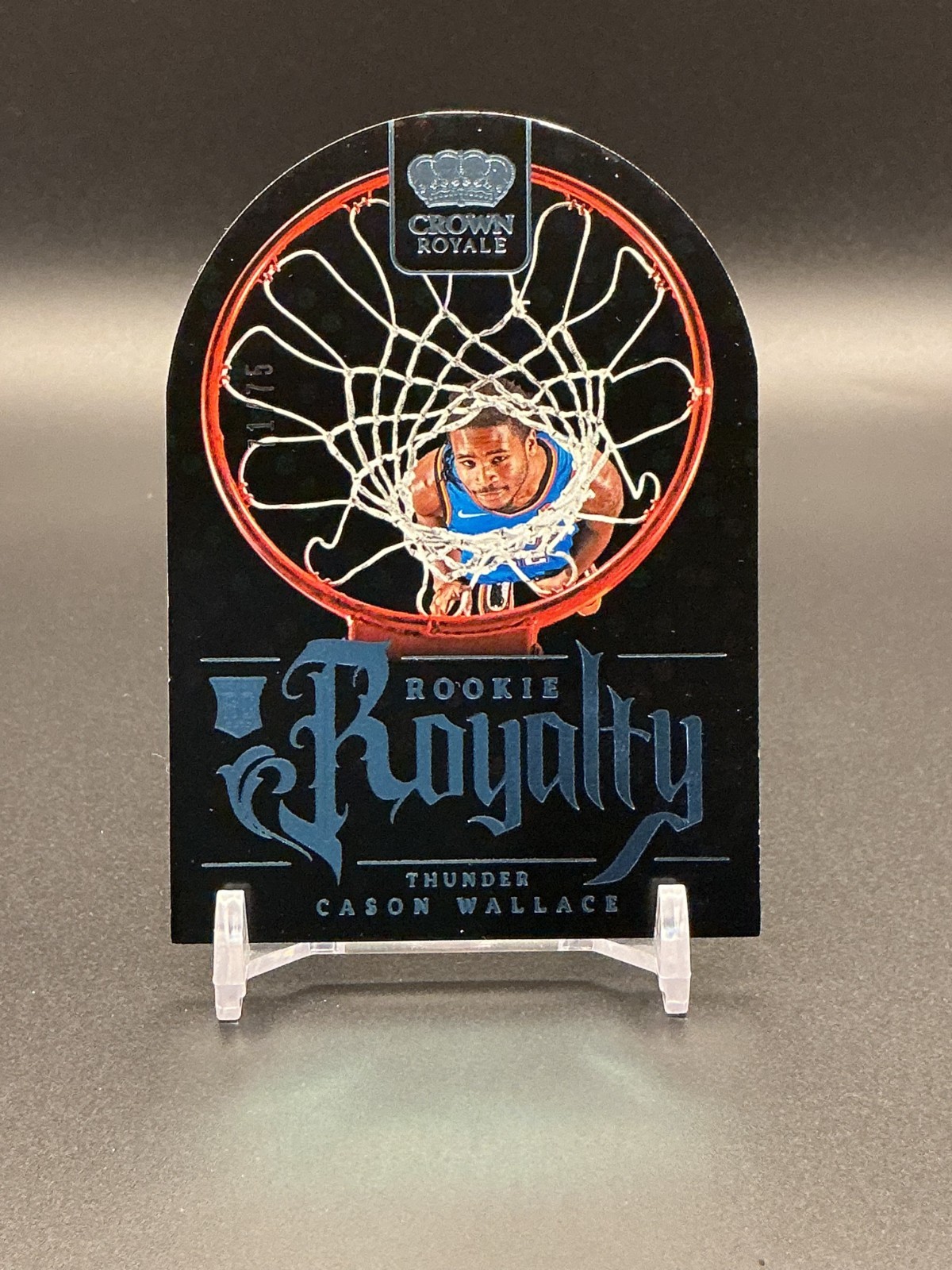 2023 Panini Crown Royale Rookie Royalty #3 Cason Wallace - Blue /75