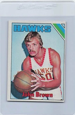 1975/76 Topps #191 John Brown Hawks EX *DA-E4454