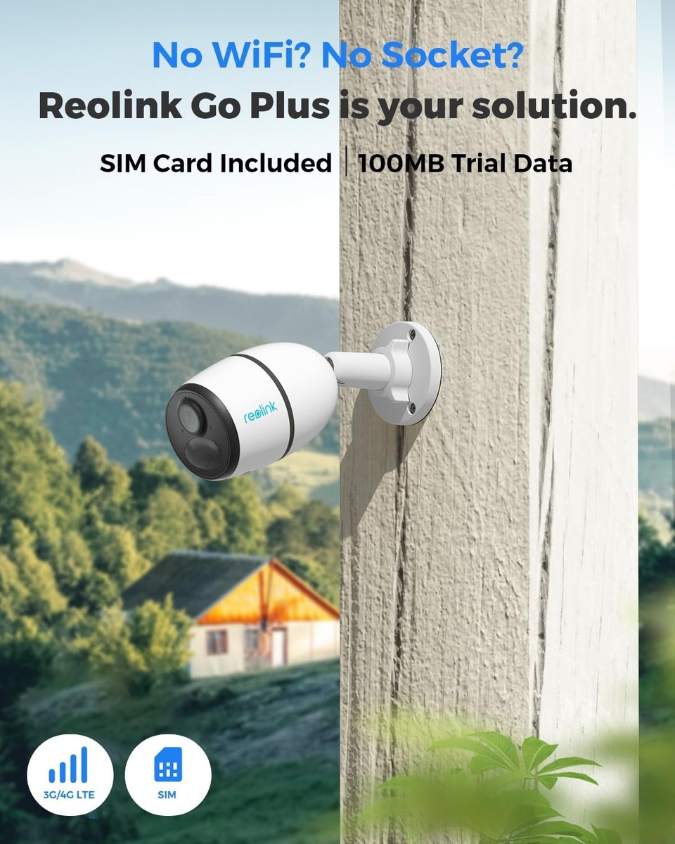 Cellular Outdoor 4G LTE Cellular No WiFi Outdoor Built In Sim