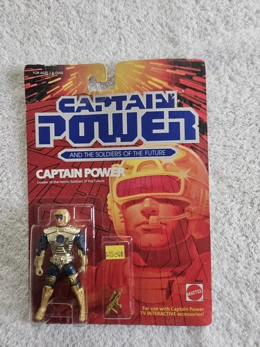 Vintage Captain Power CAPTAIN POWER 1987 MATTEL Soldiers of the Future