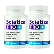 2-Pack Sciatica Pro Plus Capsules – Sciatica Pro+ Nerve Support - 120 Capsules