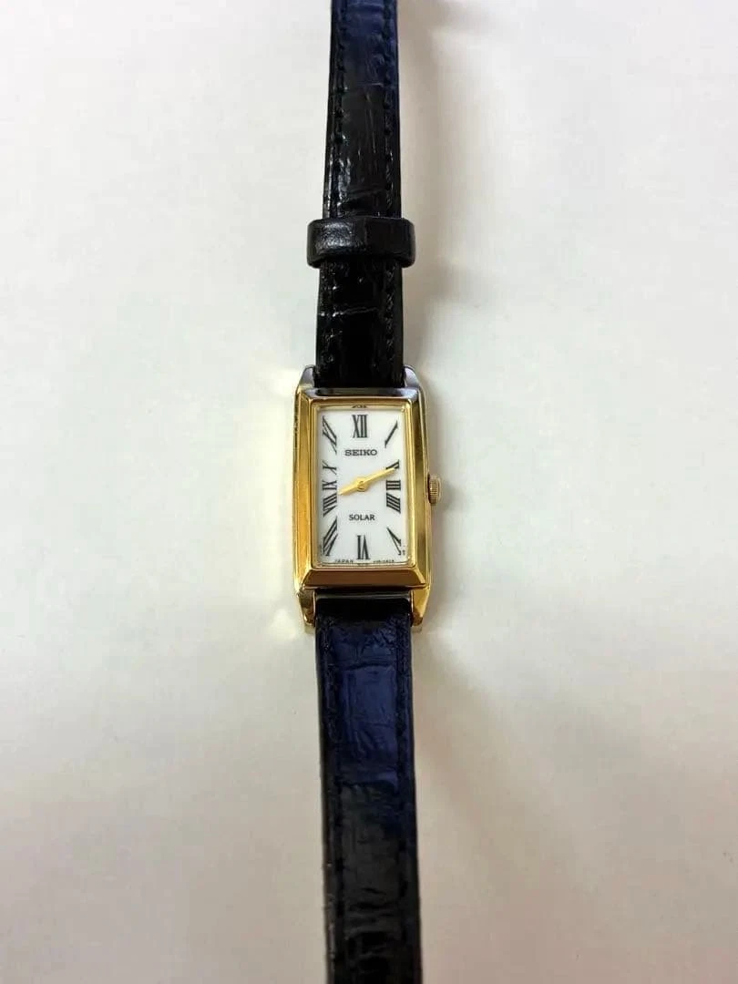 seiko women's leather strap solar dress watch Seiko Solar White Dial Leather Strap Sup300 Sup300p1 Sup300p Women's Watch