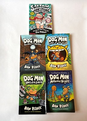 Dogman Comics 4 Stück  + Captain Underpants English Version, Soft Cover