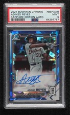 2021 Bowman Sapphire Edition Chrome Prospects Adinso Reyes PSA 9 MINT Auto 0h28