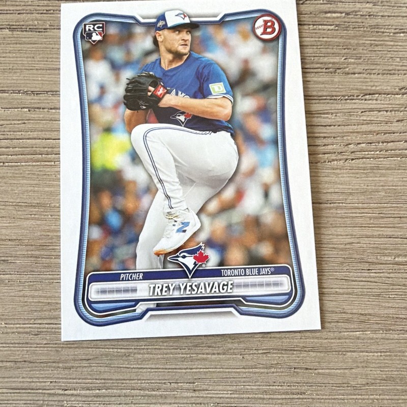 Bowman 2024 Toronto Blue Jays 11-Card Lot - 1st Bowman Chrome Rookie - Yesavage
