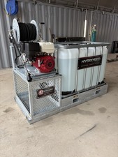 HYDROSKID GX 390 Skid-Mounted Pressure Washer with Water Tank & Hose Reel