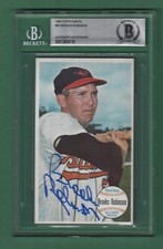1964 TOPPS GIANTS #50 BROOKS ROBINSON SIGNED BECKETT CERTIFIED BALTIMORE ORIOLES