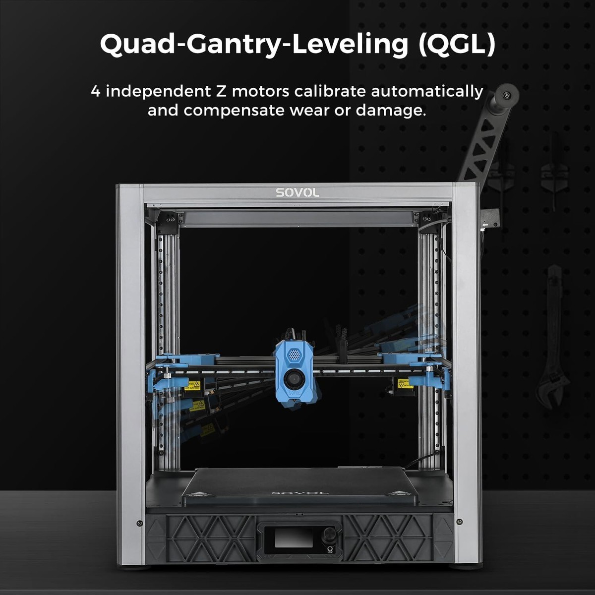Used Sovol SV08 3D Printer 350*350*345mm Core-XY w/ Camera 700mm/s Max  Speed US