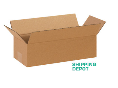 Pack of 25 14 x 6 x 4 Shipping Boxes, 32 ECT, Brown Long Moving Packaging Carton