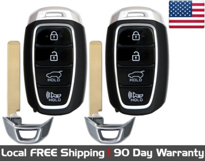 2x New Quality Replacement Proxy Key Fob Remote For 2013-2018 Hyundai Santa Fe 2x New Quality Replacement Proxy Key Fob Remote For 2013-2018 Hyundai Santa Fe