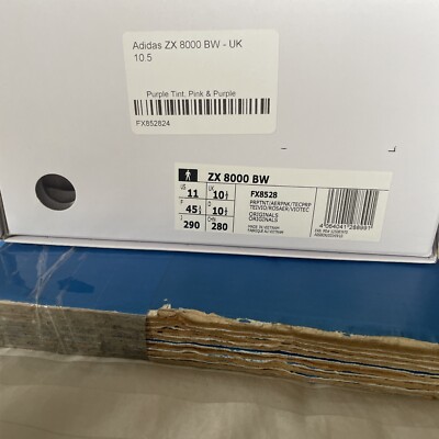 Adidas Mens Purple Pink ZX 8000 BW FX8528 Lace Up Athletic Running