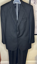 Mens Jos A Bank 42 R Gray Suit See Measurements