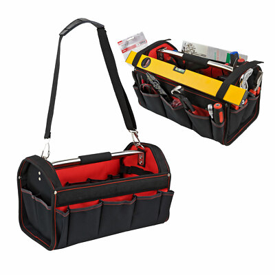 Werkzeugtasche Schultertasche Werkzeug Tasche mit Schultergurt XL viele Fächer