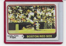 1974 Topps HOF'er Carlton Fisk #105 Chicago White Sox  NRMT  High BV: $12.00
