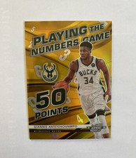 2021-22 Contenders Optic Playing the Numbers Game Gold /10 Giannis Antetokounmpo