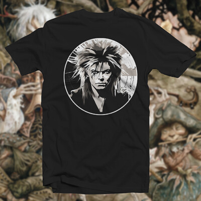 Jareth the Goblin King COTTON T-SHIRT David Bowie Labyrinth Sarah Jim Henson