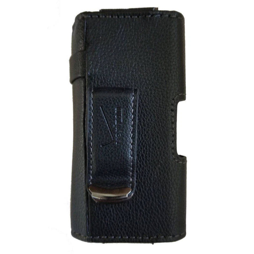 Bolsa de cuero Verizon con clip giratorio para cinturón para la mayoría de los teléfonos con pantalla de hasta 3,5" Foto 3 de 4
