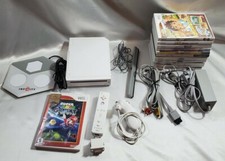 Nintendo Wii Console Bundle with Mario Galaxy and 11 games