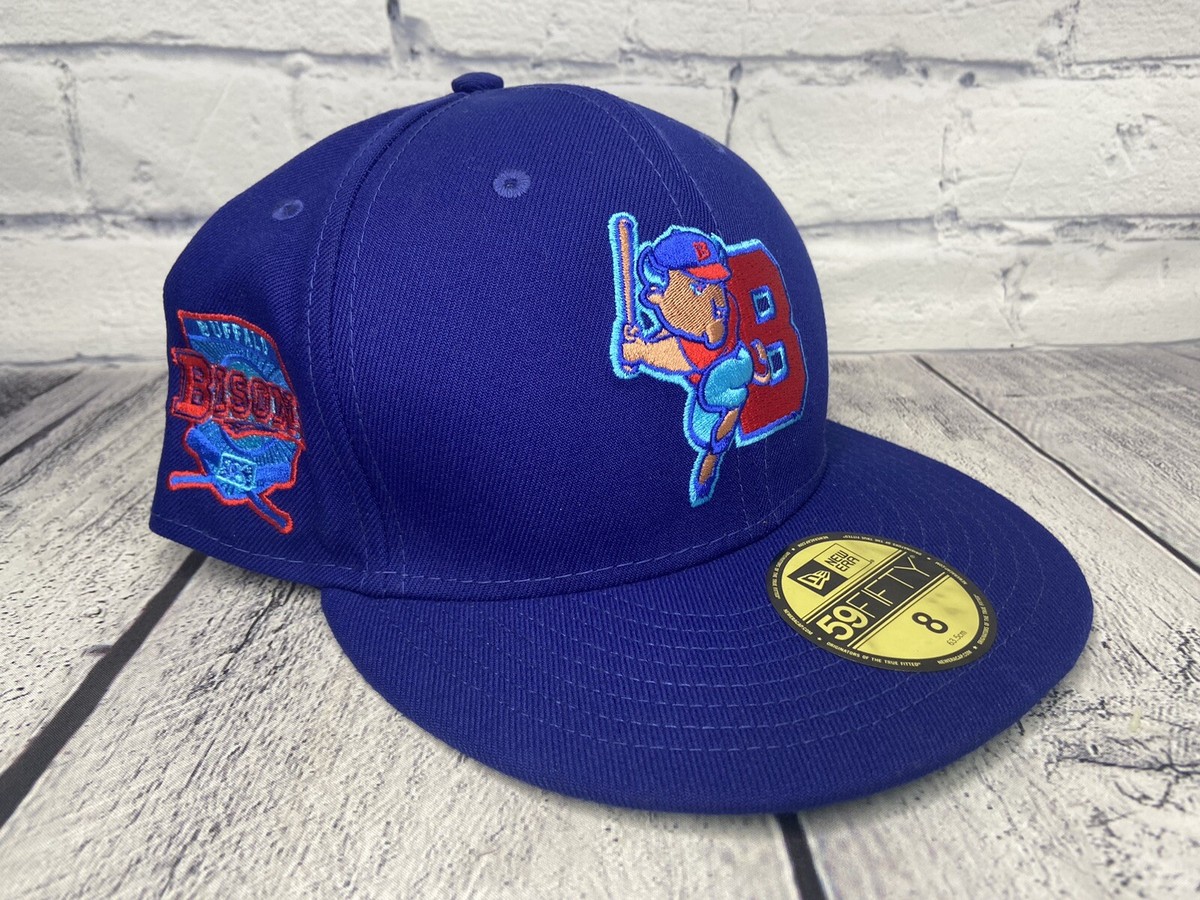 Buffalo Bisons 5950 New Era Fitted Sz 8 NWT Blue Jays AAA MiLB