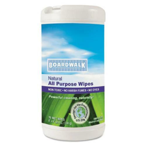 Boardwalk Natural All Purpose Wipes 7 Unscented 75 Wipes/Canister 6