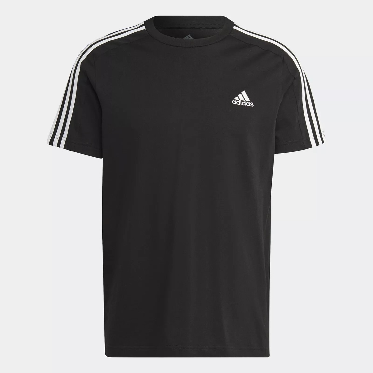 adidas men Essentials Single Jersey 3-Stripes Tee T-Shirt IC9334