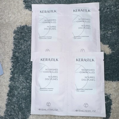 2 Kerasilk Volumizing Shampoo & Conditioner 0.3oz New & Authentic (Sample)