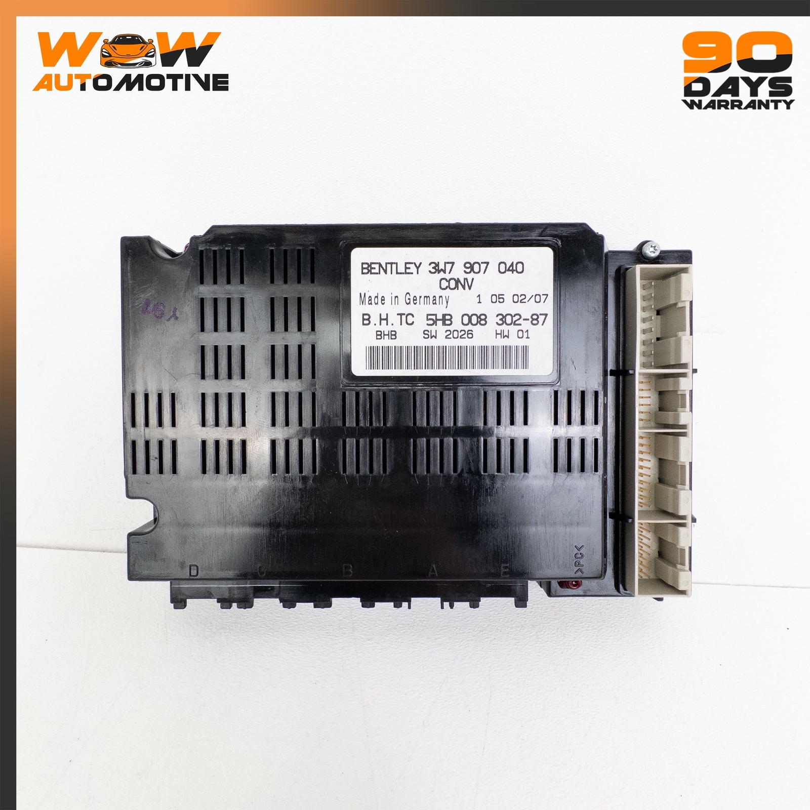Bentley Continental GT 2011-2012 Climate control panel