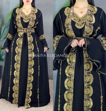 SALE New Moroccan Dubai Kaftans Farasha Abaya Dress Very Fancy Long Gowns SE 140