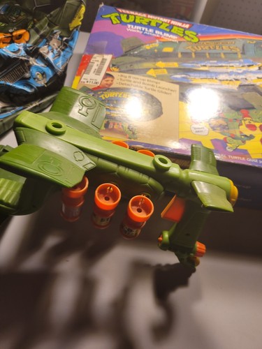 Vintage 1988 Teenage Mutant Ninja Turtles Blimp Near Complete w Box - Picture 3 of 22