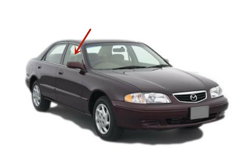 Fits 1998-2002 Mazda 626 Sedan Passenger Side Right Front Door Window Glass Foto 2 de 4