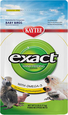 Exact Hand Feeding Pet Bird Baby Food for Parrots, Parakeets, Lovebirds, Cockati