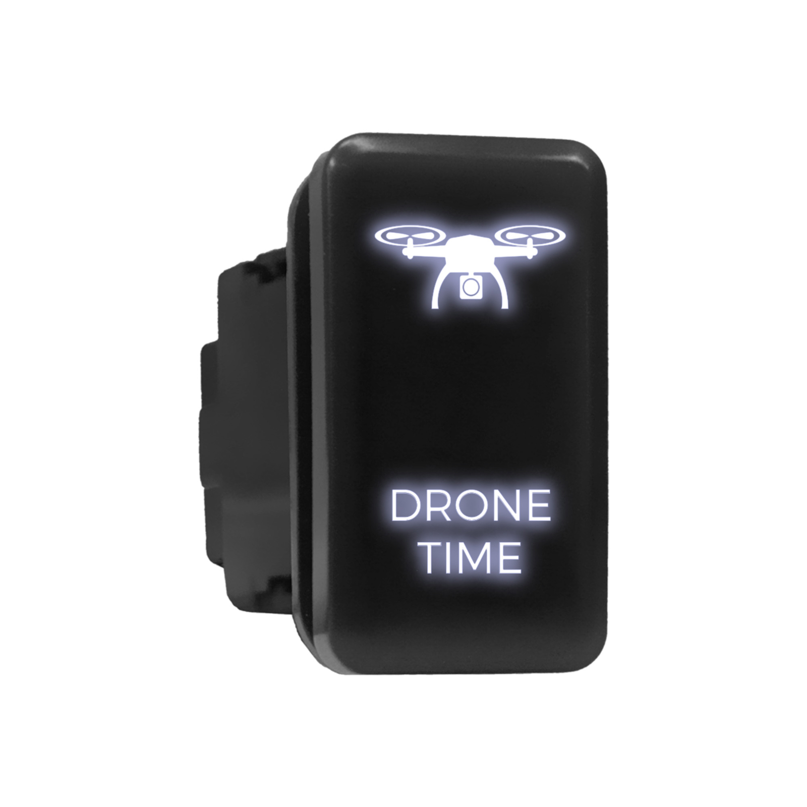 Toyota LED Push Button Replacement 1.54x0.83in White Drone Time-image