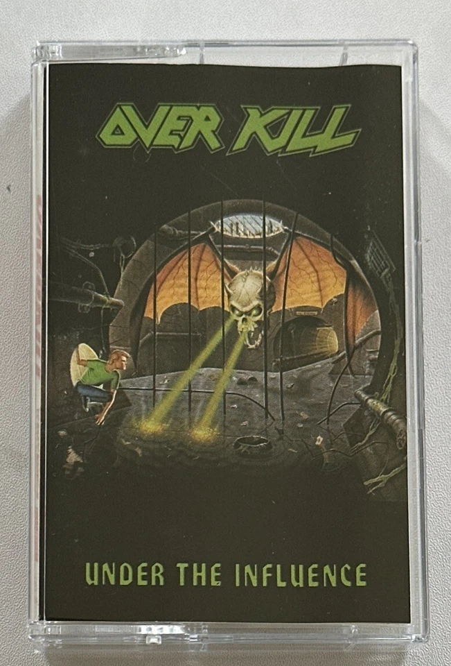 Overkill Under The Influence Cassette Tape 1988 Metal Thrash Rare Ex / Mint - Image 2 of 4
