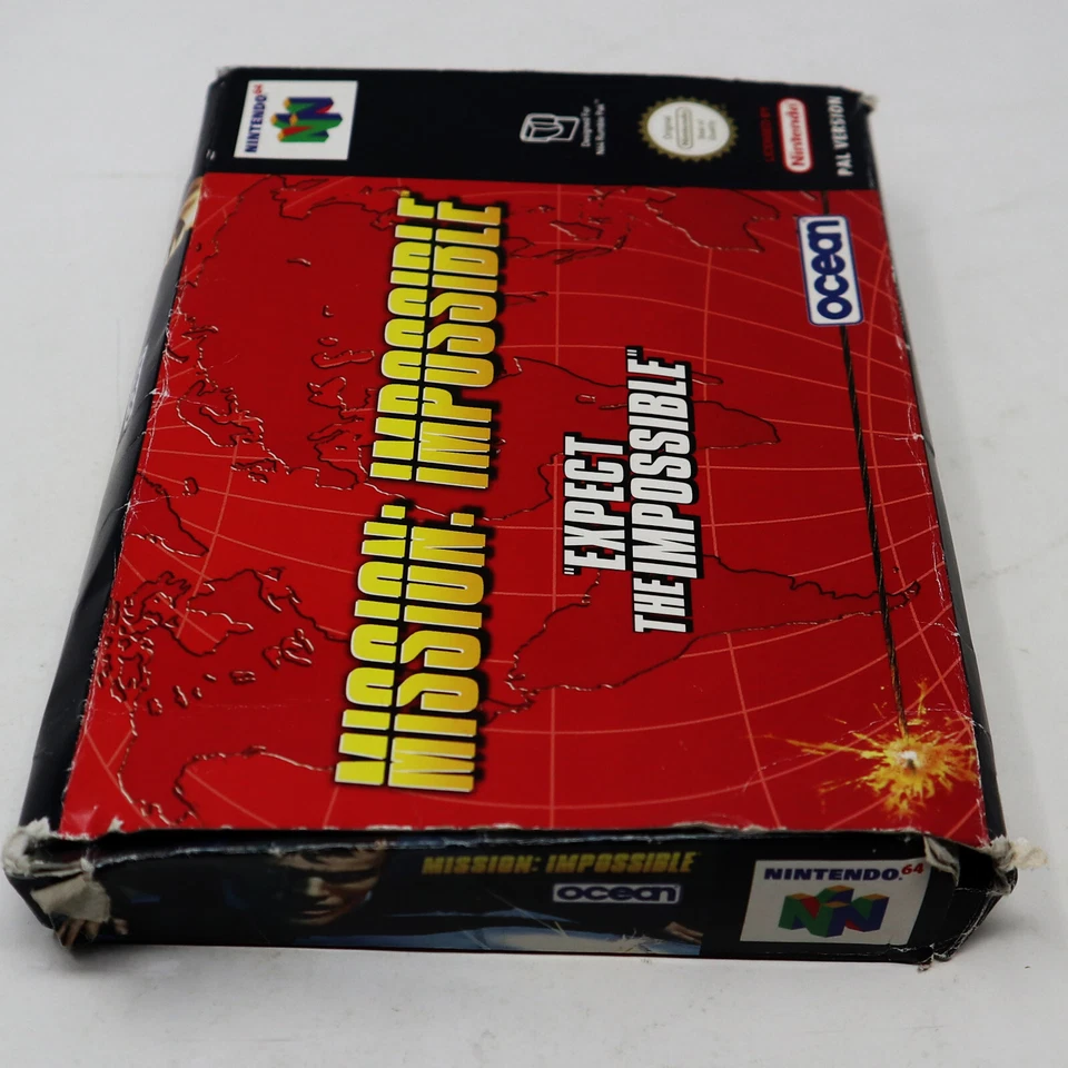 VINTAGE 1998 NINTENDO 64 N64 MISSION: IMPOSSIBLE CARTRIDGE VIDEO GAME PAL BOXED - Image 4 of 4