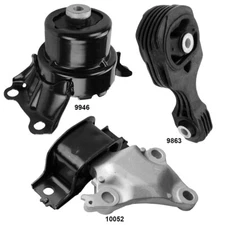 Engine Motor Mounts & Automatic Trans. Mount 3PCS for Honda HR-V 22-16 1.8L FWD
