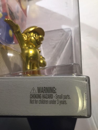 Amiibo Mario Gold Edition First Run US Print 025S1 ERROR DEFECT PACKAGE NINTENDO - Bild 6 von 6
